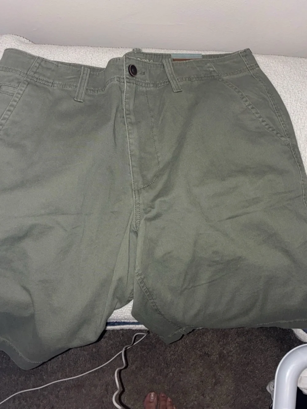Sonoma Men's Olive Cargo Shorts